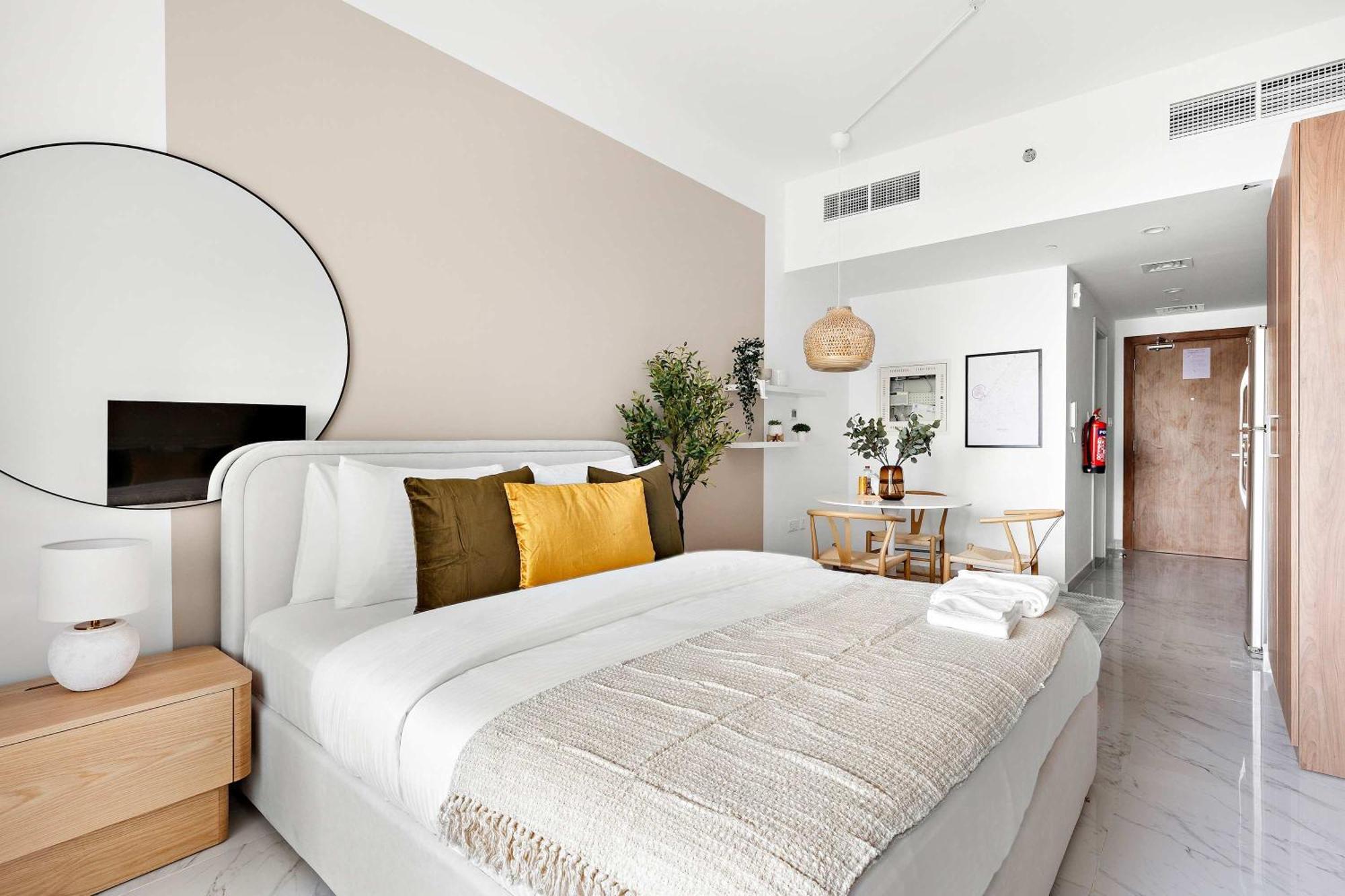 Silkhaus Chic Studio Near Masdar City Park Abu Dabi Exterior foto